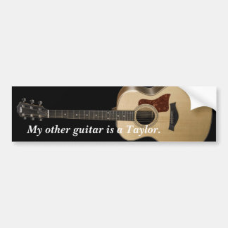 Meine andere Gitarre ist ein Taylor Autoaufkleber