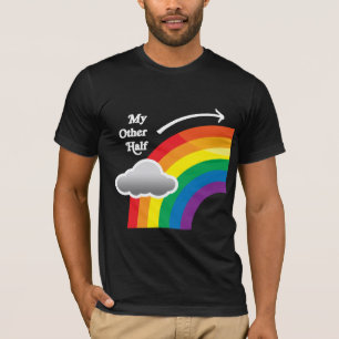 MEINE ANDERE HÄLFTE VERLASSEN - white.png T-Shirt