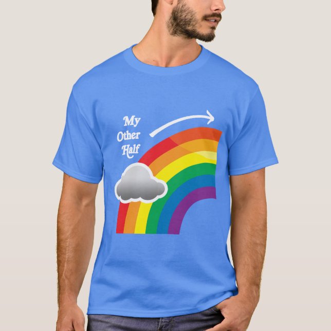 MEINE ANDERE HÄLFTE VERLASSEN - white.png T-Shirt (Vorderseite)
