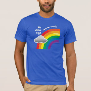 MEINE ANDERE HÄLFTE VERLASSEN - white.png T-Shirt