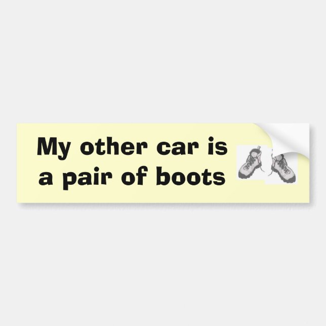 Meine anderen Auto isa-Paare Stiefel Autoaufkleber (Vorne)