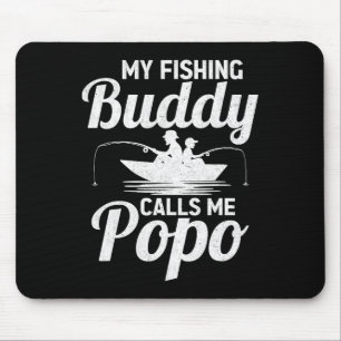 Meine Angelkollegen nennen mich Popo Vatertagsfisc Mousepad