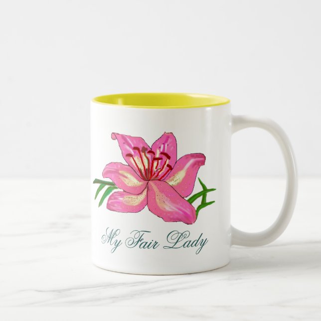 Meine angemessene Dame Zweifarbige Tasse (Rechts)