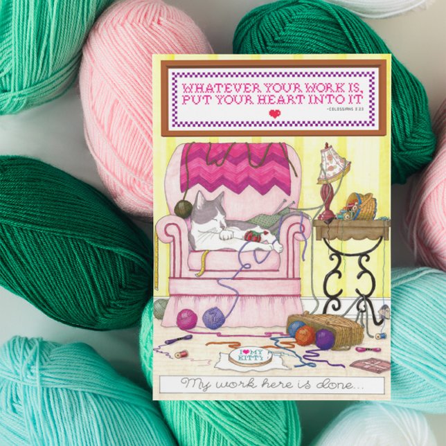 Meine Arbeit hier ist Geburtskarte gemacht Karte (Von Creator hochgeladen)