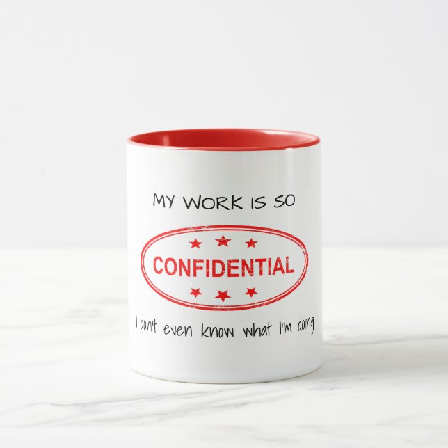 Meine Arbeit ist so ein vertraulicher lustiger Spa Tasse (Zentrum)