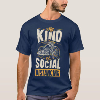 Meine Art soziales Distanzierrad T-Shirt