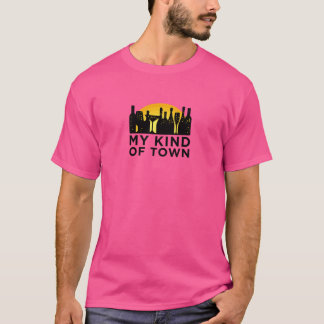 Meine Art Stadt Eine Stadt mit Wein und Bier in Fo T-Shirt