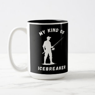 Meine Art von Eisbrecher   Eisfischerei Zweifarbige Tasse
