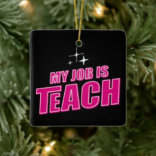 Meine Aufgabe ist es, die weibliche Lehrerin in so Keramikornament