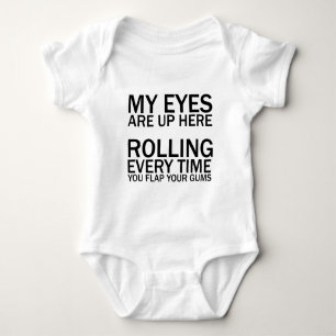 MEINE AUGEN SIND HIER OBEN... ROLLEN JEDES MAL, WE BABY STRAMPLER