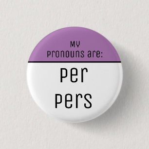 Meine Aussprache ist Per Pers Button