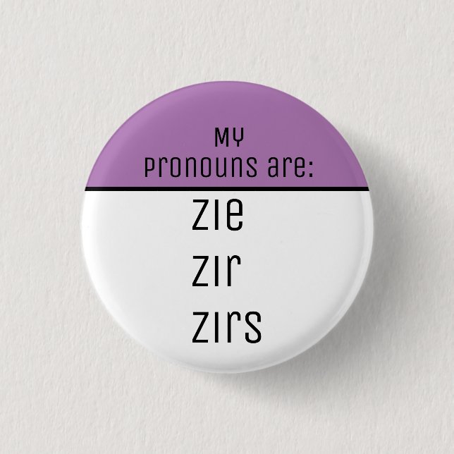 Meine Aussprache ist Zie Zir Zirs Button (Vorderseite)