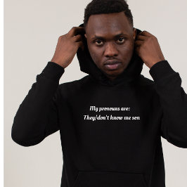 Meine Ausspracheaufzeichnungen sind "Sie/kennen mi Hoodie