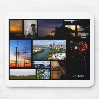 Meine Austin-Collage durch James R Granberry Mousepad