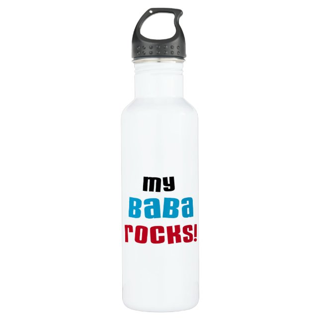 Meine Baba Rocks Edelstahlflasche (Vorderseite)