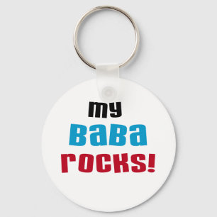 Meine Baba Rocks T - Shirt und Geschenke Schlüsselanhänger