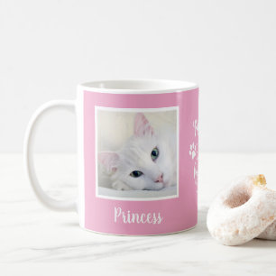Meine Babys haben Pfoten Foto Rosa Kaffeetasse