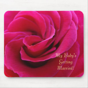 Meine Babys heiraten! Mauspad Pink Rose