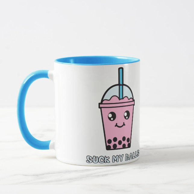 Meine Bälle sind zum Kotzen (Blase Tee) Tasse (Links)
