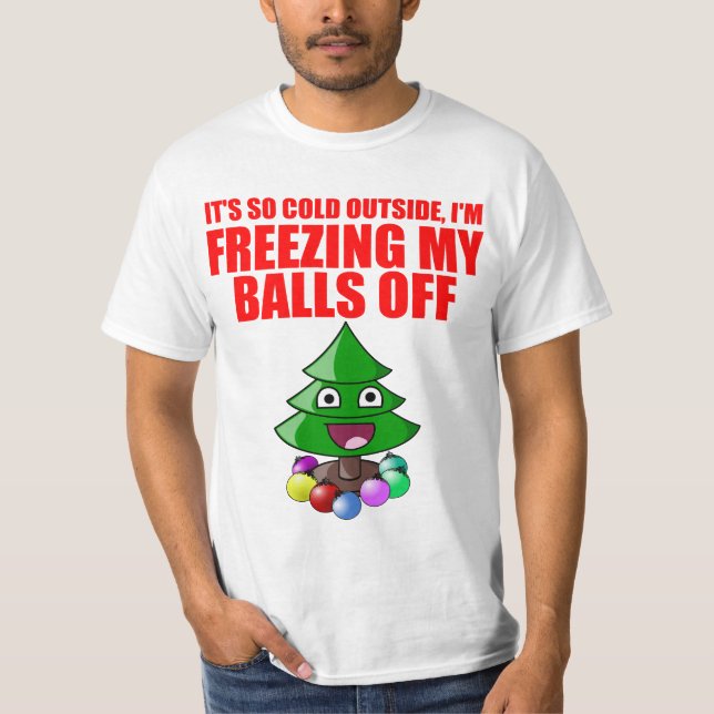 Meine Bälle weg einfrieren T-Shirt (Vorderseite)