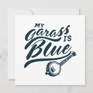 Meine Banjo-Glas ist blau