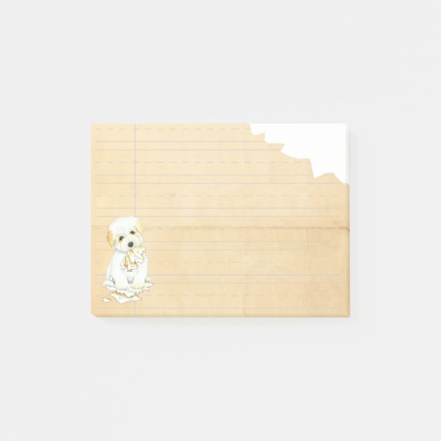 Meine Baumwolle aß meine Hausaufgaben Post-it Klebezettel (Vorderseite)