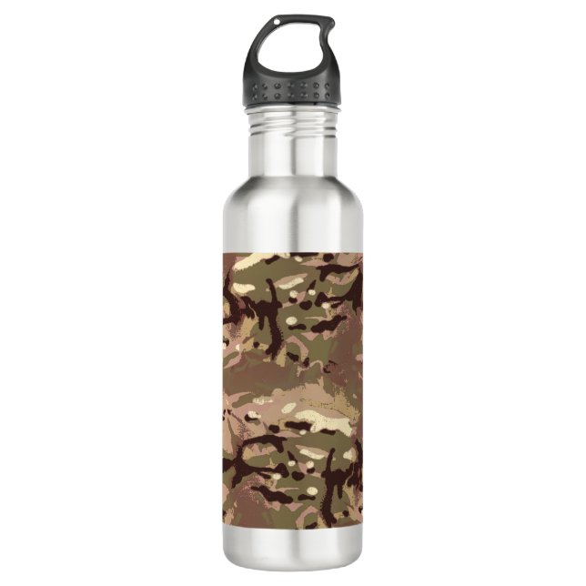 Meine beliebteste Camouflage. Edelstahlflasche (Vorderseite)