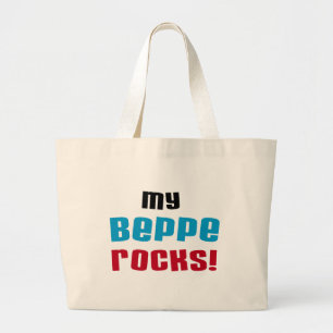Meine Beppe Rocks T - Shirt und Geschenke Jumbo Stoffbeutel