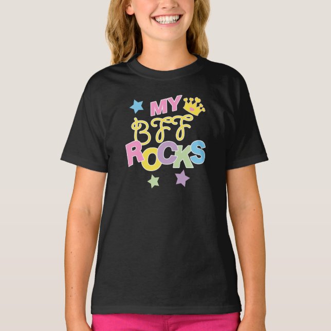 Meine BESTE FREUNDIN Rocks T-Shirt (Vorderseite)