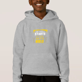 meine beste Runde beginnt am 19. Loch Hoodie