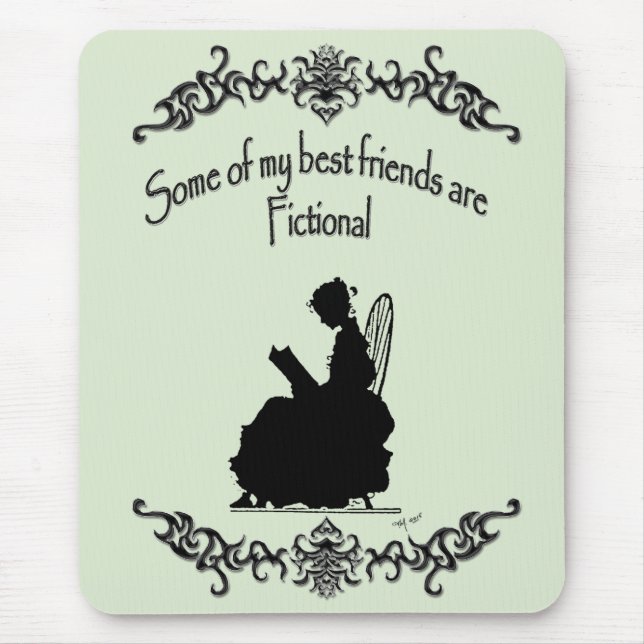 Meine besten Freunde sind überzeugend Mousepad (Vorne)
