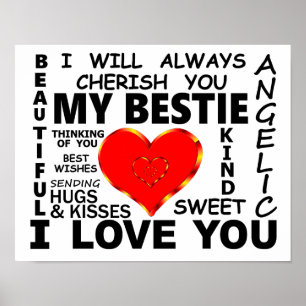 Meine Bestie I Liebe Poster