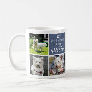 Meine Bestie ist mein Westie Dog Lover FotoCollage Kaffeetasse