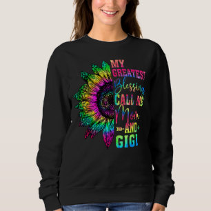 Meine Bestste Segen, die Mama und Gigi Leopard Sweatshirt