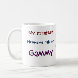 Meine Beststen Segnungen nennen mich Gammy Coffee  Kaffeetasse