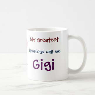Meine Beststen Segnungen nennen mich Gigi-Kaffee-T Kaffeetasse