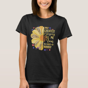 Meine Beststen Segnungen nennen mich Mama und Kind T-Shirt
