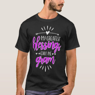 Meine Beststen Segnungen nennen mich Memaw Gram T-Shirt