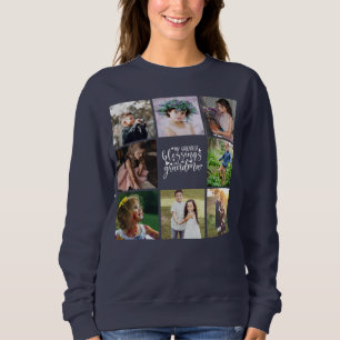Meine Beststen Segnungen nennen mich Oma Foto T-Sh Sweatshirt