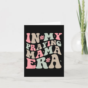 Meine betende Mama-Ära Religiöse Mutter Christlich Karte