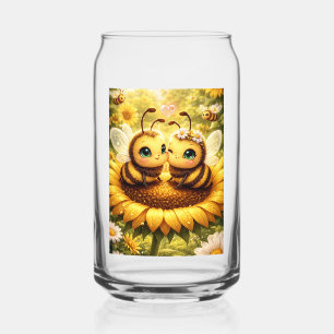 Meine Biene Sonnenblume Dosenglas