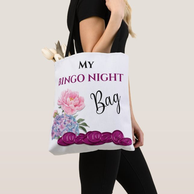 Meine Bingo Night Bag Bingo Cards Chips Blume Tasche (Von Nahem)