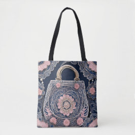 Meine blaue Purpurkünstlerin Tasche