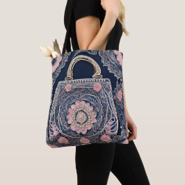 Meine blaue Purpurkünstlerin Tasche