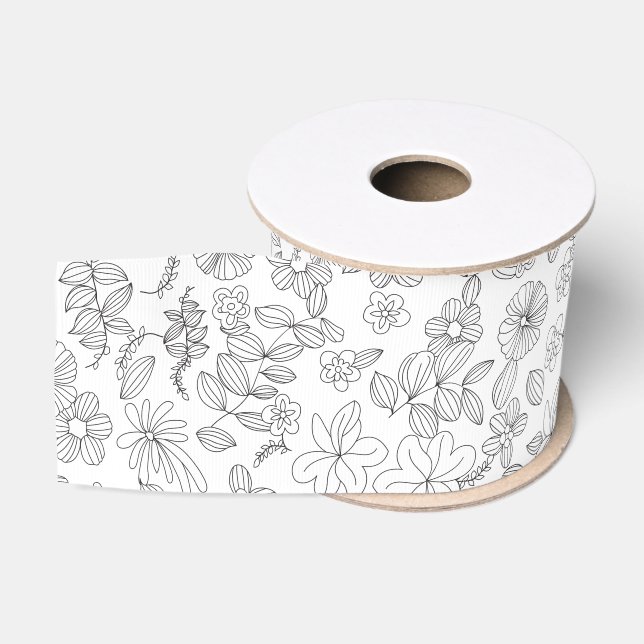 Meine Blume Design 3 Ripsband (Spule)