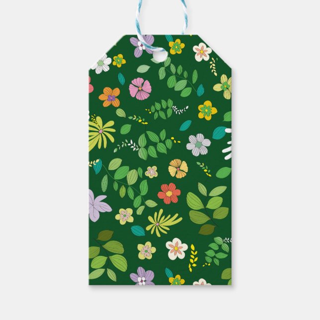 Meine Blume Design 4 Geschenkanhänger (Vorderseite)