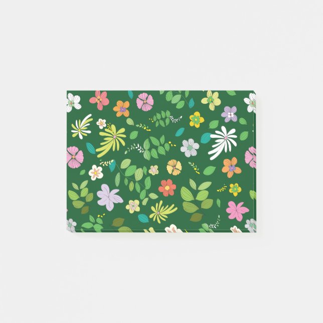 Meine Blume Design 4 Post-it Klebezettel (Vorderseite)