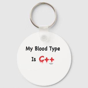 Meine Blutgruppe ist c++ Schlüsselanhänger