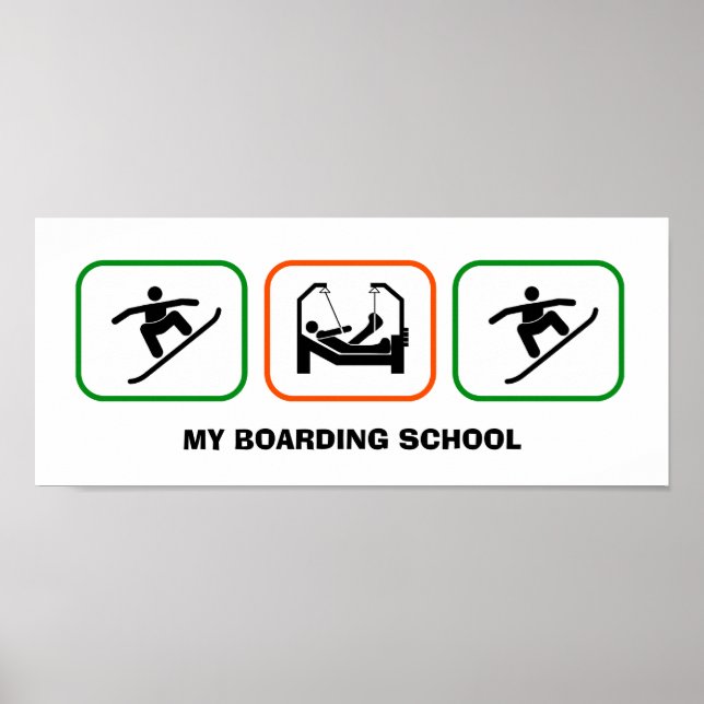 MEINE BOARDING SCHOOL POSTER (Vorne)