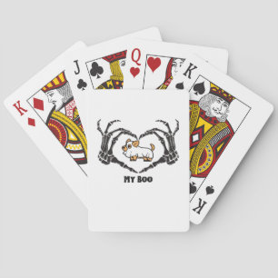 Meine Boo Chihuahua-Kostüme mit Skeletthörnchen Spielkarten